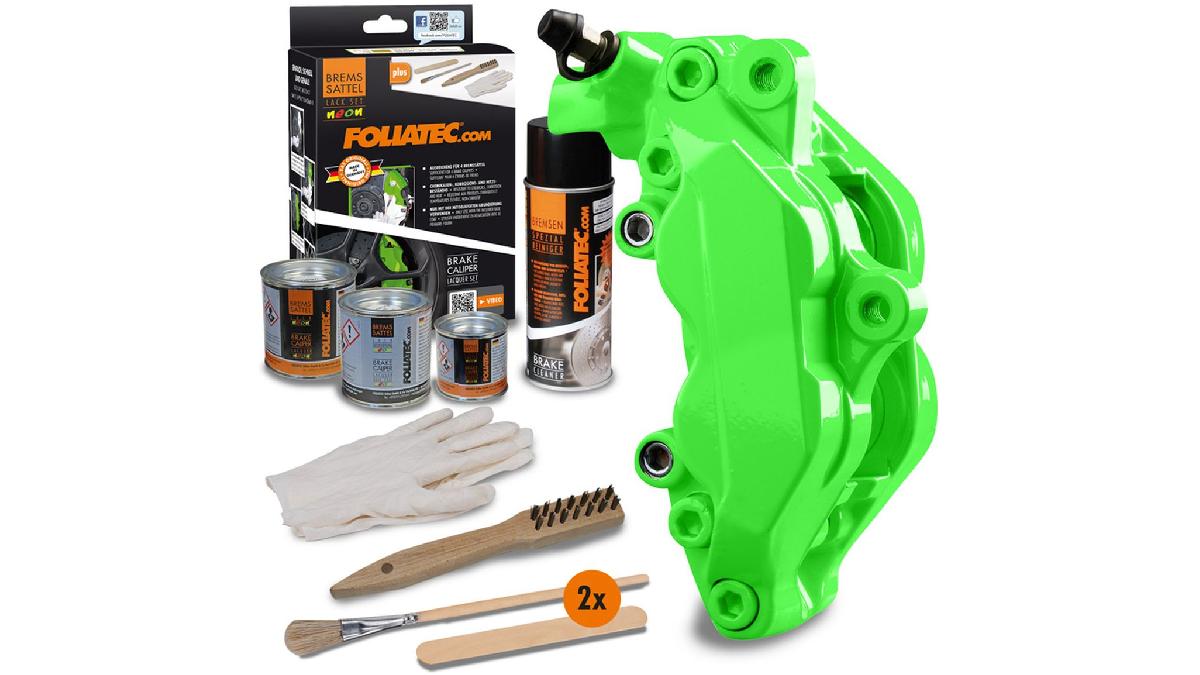FOLIATEC+Kit+de+peinture+d%27%C3%A9trier+de+frein+couleur+vert+n%C3%A9on